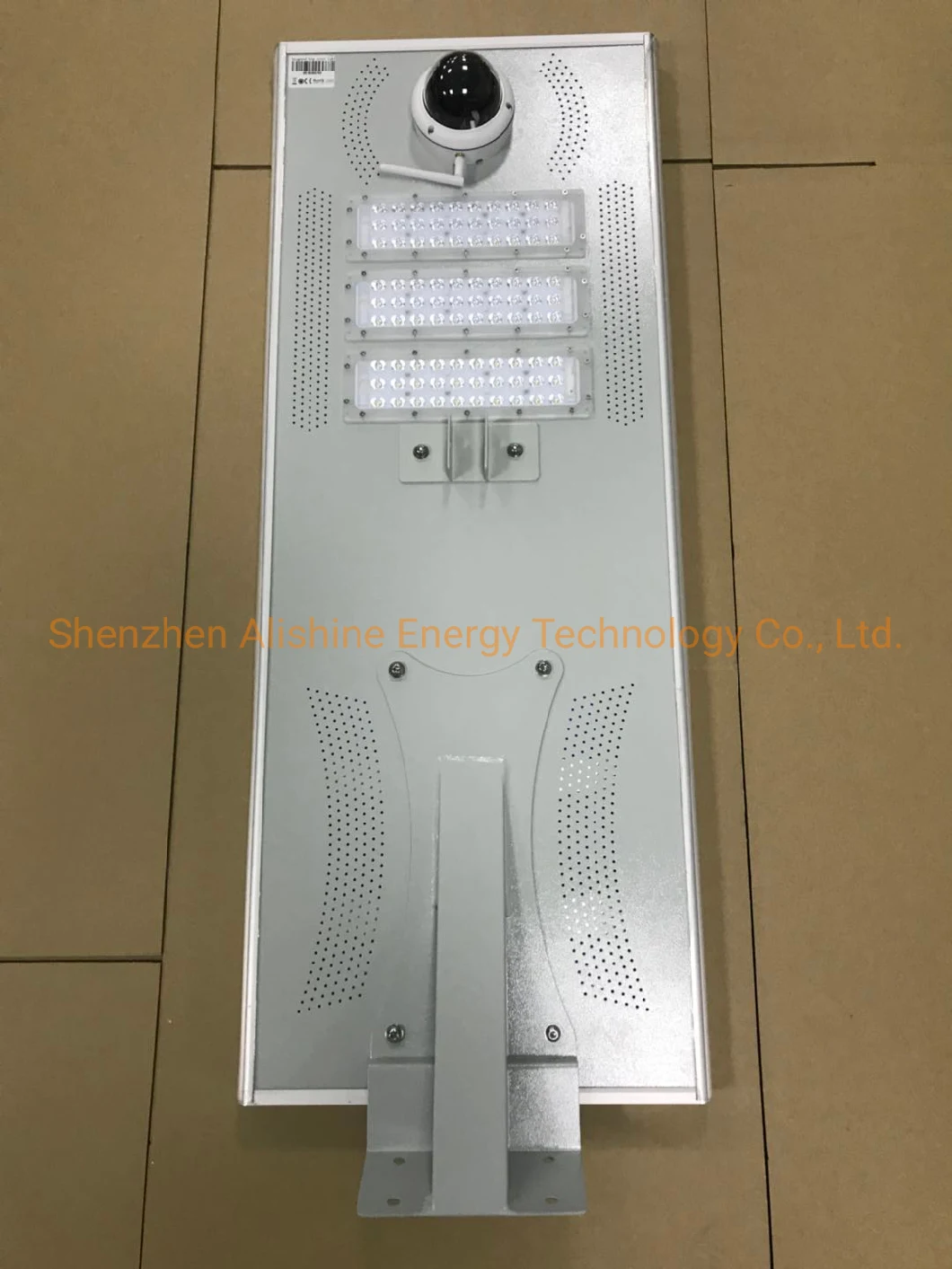80W Integrated Outdoor LED Lamp Solar CCTV Camera Street Light with Lithium Battery