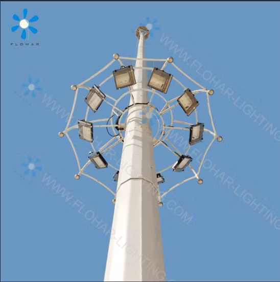 Hot DIP Galvanized Powder Coating Q235 3m 5m 6m 7m 8m 9m 10m 12m Solar Street Light Pole Street Light Post