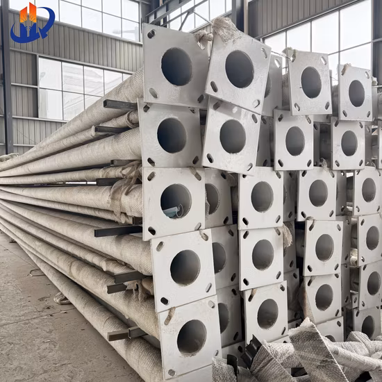 Rust Proof Corrosion Resistant HDG Q235 Light Pole Post for Street Garden Square 3m to 12m